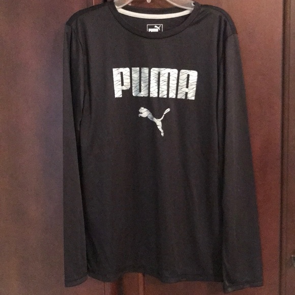 Puma Other - Puma Black Long Sleeve Kids Shirt